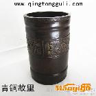 供應(yīng)商務(wù)工藝禮品 銅工藝品福字筆筒